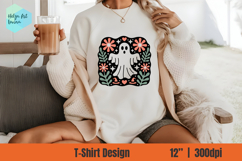 Cute Halloween Sublimation T-shirt PNG Product Image 1