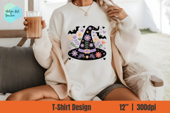 Cute Halloween Sublimation T-shirt PNG Product Image 1