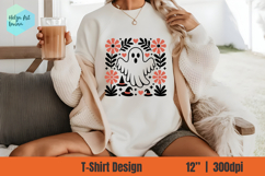 Cute Halloween Sublimation T-shirt PNG Product Image 1