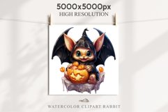 Halloween Cute Bat Vamp Spooky Scary Creepy Vampire Decorate Fairy Tale Art Image Watercolor witch magic Print illustration sublimation creepy printable digital