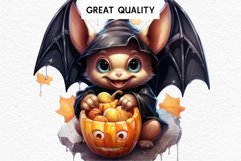 Halloween Cute Bat Vamp Spooky Scary Creepy Vampire Decorate Fairy Tale Art Image Watercolor witch magic Print illustration sublimation creepy printable digital