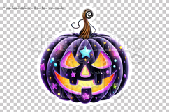 Halloween Stickers, Black Pumpkin Sticker, Planner Sticker 1 Product Image 3