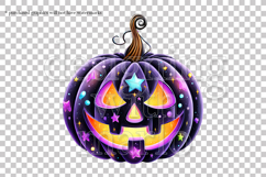 Halloween Black Pumpkins Graphics, Halloween PNG, s1 Product Image 3