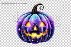 Halloween Black Pumpkins Graphics, Halloween PNG, s1 Product Image 4