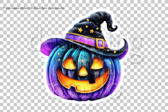 Halloween Stickers, Black Pumpkin Sticker, Planner Sticker 3 Product Image 2