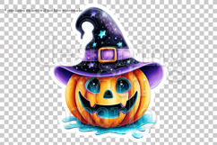 Halloween Stickers, Witch Pumpkin Sticker, Planner Sticker 2 Product Image 2