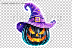 Halloween Stickers, Witch Pumpkin Sticker, Planner Sticker 2 Product Image 3