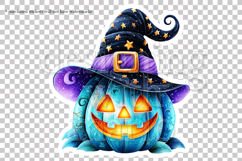 Halloween Stickers, Witch Pumpkin Sticker, Planner Sticker 2 Product Image 4