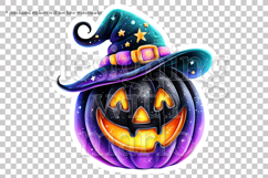 Halloween Stickers, Witch Pumpkin Sticker, Planner Sticker 2 Product Image 5
