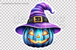 Halloween Stickers, Witch Pumpkin Sticker, Planner Sticker 3 Product Image 3