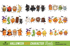 Halloween Cute Character PNG, Halloween Sublimation PNG Product Image 1