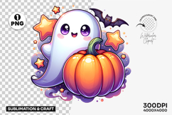 halloween cute ghost pumpkin png, cute ghost clipart halloween, smiling ghost pumpkin art, kawaii halloween pumpkin ghost, pastel halloween ghost design, kid-friendly halloween clipart, ghost with pumpkin printable, cute spooky halloween png, halloween ad