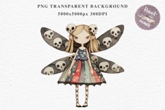 Halloween Cute Monster Creepy Kawaii Spooky Anime ClipartPNG Art Tale Art Image Watercolor Transparent Print illustration sublimation creepy printable digital