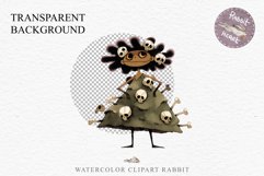 Halloween Cute Monster Creepy Kawaii Spooky Anime ClipartPNG Art Tale Art Image Watercolor Transparent Print illustration sublimation creepy printable digital