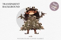 Halloween Cute Monster Creepy Kawaii Spooky Anime ClipartPNG Art Tale Art Image Watercolor Transparent Print illustration sublimation creepy printable digital