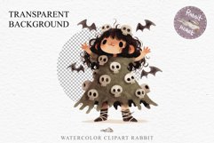 Halloween Cute Monster Creepy Kawaii Spooky Anime ClipartPNG Art Tale Art Image Watercolor Transparent Print illustration sublimation creepy printable digital