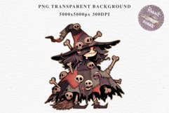 Halloween Cute Monster Creepy Kawaii Spooky Anime ClipartPNG Art Tale Art Image Watercolor Transparent Print illustration sublimation creepy printable digital