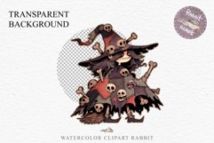 Halloween Cute Monster Creepy Kawaii Spooky Anime ClipartPNG Art Tale Art Image Watercolor Transparent Print illustration sublimation creepy printable digital