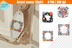 Halloween Cute Motel Keychain PNG Product Image 1