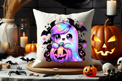 halloween cute pumpkin ghost png, kawaii halloween ghost clipart, halloween ghost pumpkin design, spooky cute ghost printable, halloween pumpkin ghost sublimation, halloween smiling ghost artwork, ghost with pumpkin png, halloween pastel ghost clipart, ha