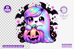 halloween cute pumpkin ghost png, kawaii halloween ghost clipart, halloween ghost pumpkin design, spooky cute ghost printable, halloween pumpkin ghost sublimation, halloween smiling ghost artwork, ghost with pumpkin png, halloween pastel ghost clipart, ha