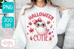 Halloween cutie PNG for sublimation | Pink Halloween PNG Product Image 1