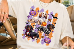 Halloween Dachshund Sublimation, Cute Dog Halloween PNG Product Image 2