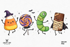 Halloween Candy Character PNG, Halloween Sublimation PNG Product Image 1