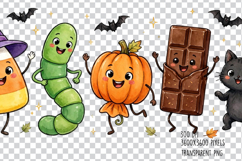 Halloween Candy Corn Character PNG, Halloween Sublimation Product Image 3