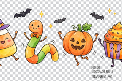 Halloween Danching Charater PNG, Halloween Cute PNG Product Image 3