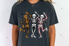 Halloween Dancing Skeletons PNG, Retro Skeleton Clipart Product Image 7