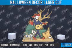Halloween Decor Laser Cut Design | Halloween Sign SVG Bundle Product Image 6