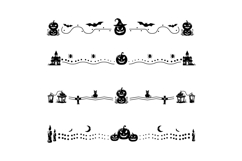 Halloween decorative dividers element collection design Product Image 1