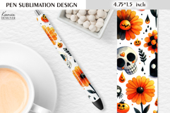 Watercolor Funny Halloween Pattern|Pen Sublimation Product Image 1