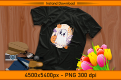 Adorable Halloween Ghost Sublimation Design PNG Product Image 3