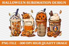 Halloween Sublimation Design, halloween png illustration Product Image 1
