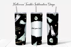 Happy Halloween Skinny Tumbler Wrap Product Image 1