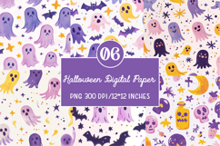 Halloween Digital Paper Background Product Image 1