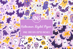 Halloween Digital Paper Background Product Image 1