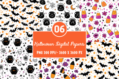 Halloween Digital Papers, spooky Background Product Image 1