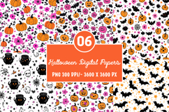 Halloween Digital Papers, spooky Background Product Image 1