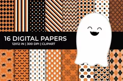 Halloween Digital Papers 2