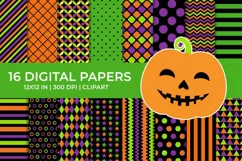 Halloween Digital Papers