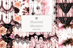 GlamArtZhanna, Halloween pattern, Halloween papers, Halloween background, Spooky digital paper, Spooky pattern, Spooky background, gothic paper, gothic pattern, gothic background, Haunted Mansion, Haunted house paper, gothic lace paper, Pink Halloween pap
