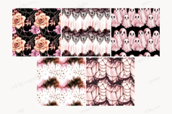 GlamArtZhanna, Halloween pattern, Halloween papers, Halloween background, Spooky digital paper, Spooky pattern, Spooky background, gothic paper, gothic pattern, gothic background, Haunted Mansion, Haunted house paper, gothic lace paper, Pink Halloween pap