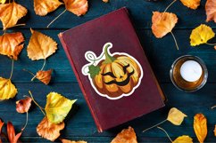 Halloween Pumpkin sticker Bundle, Halloween Stickers Product Image 10