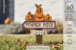 Halloween Directional Signs Bundle Laser Cut. Halloween SVG Product Image 6