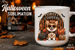 Pet Halloween Corgi Cobwebs Dog lovers Glamorous circus Product Image 1