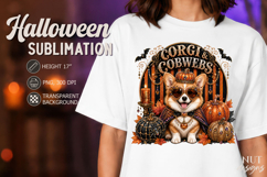 Pet Halloween Corgi Cobwebs Dog lovers Glamorous circus Product Image 2