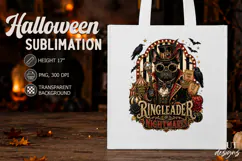 Spooky circus Pet Halloween french bulldog Dog face Product Image 3